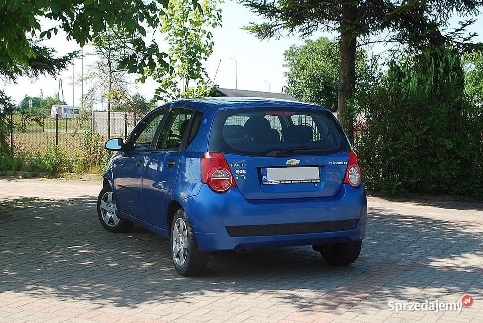Chevrolet Aveo 2009 12 benzyna Zarejestrowany w Włynkówko