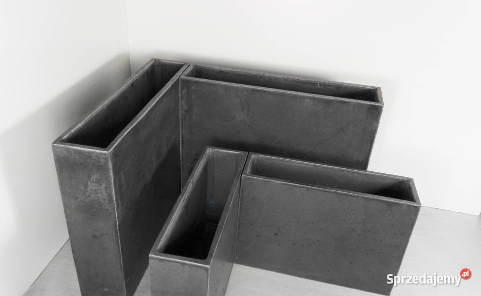 Donica betonowa 100x30x100 donice z betonu Architektura ogrodowa sprzedam