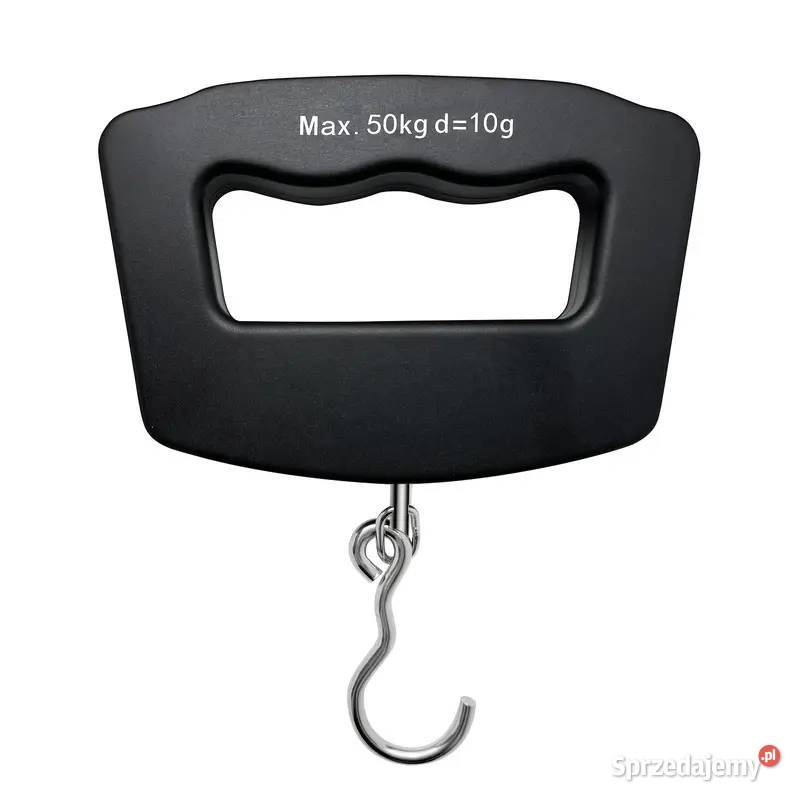 Waga Cyfrowa Ręczna Bagaż Do 50 Czarna Z Hakiem Płock sprzedam