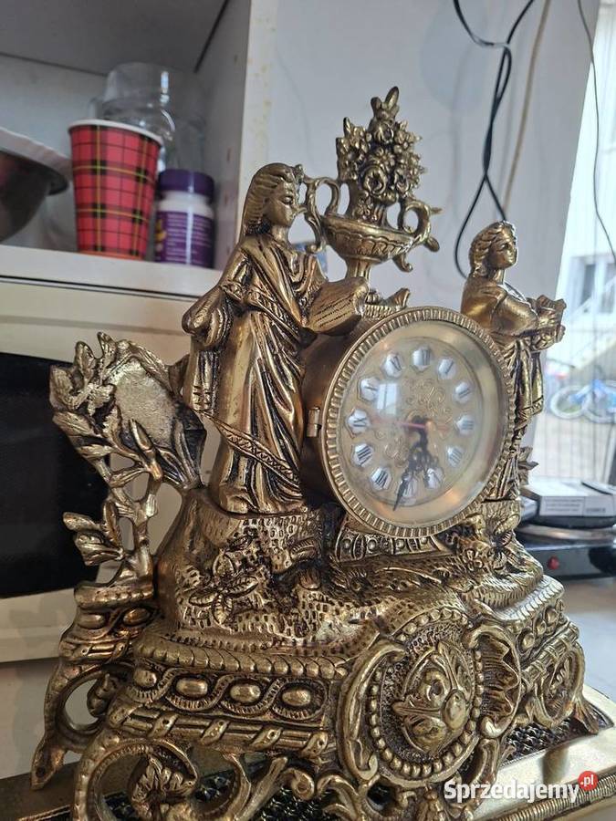 Mosiężny zegar kominkowy podkarpackie Rzeszów