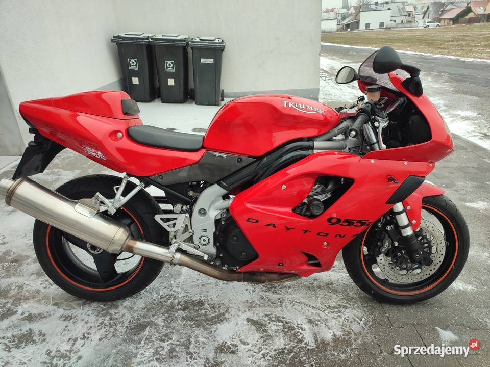 Triumph Daytona 955i Zamiana Raty czerwony Ligota Dobrodzieńska sprzedam