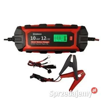Ładowarka prostownik Enerblock 12V 10A AGM GEL Narzędzia