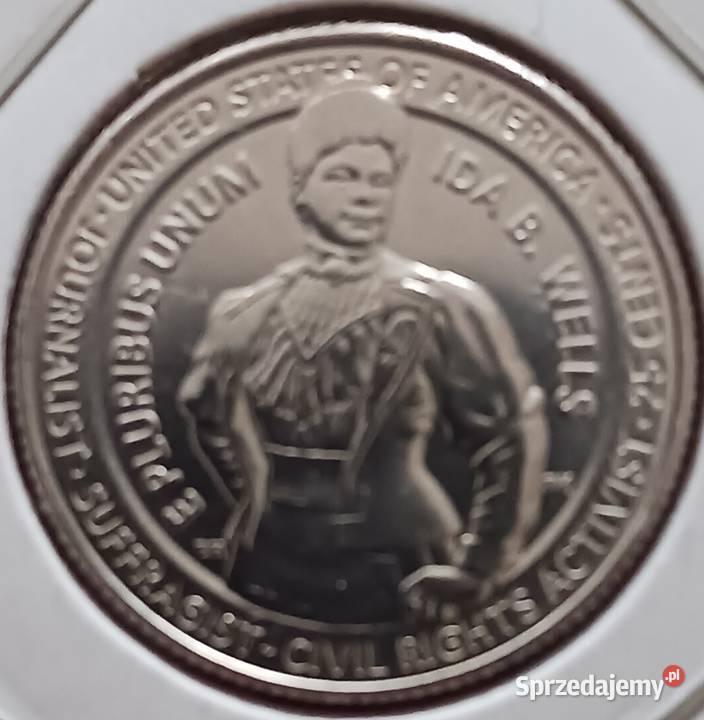 25 Centów USA Ida B Wells 2025 r men D mennicze Numizmatyka Konin