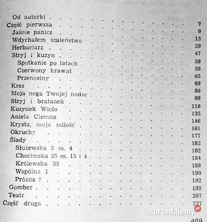 Jaśnie panicz Joanna Siedlecka Chełm sprzedam