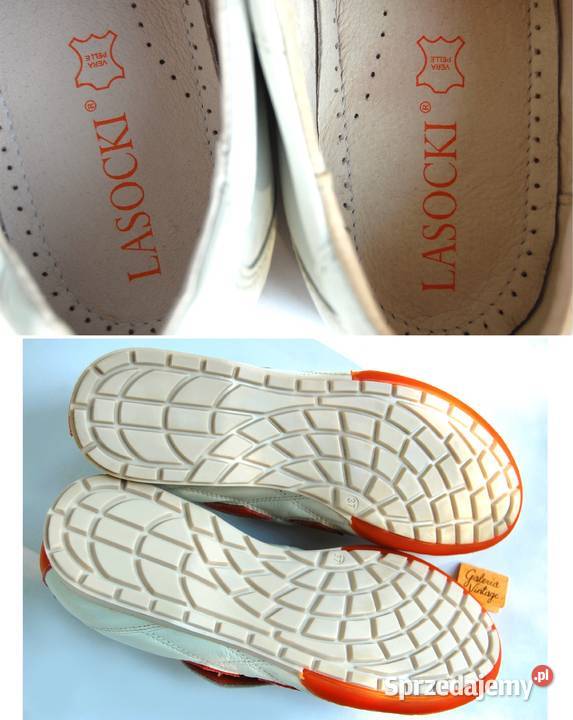 Lasocki r 37 białe półbuty damskie skórzane Lublin