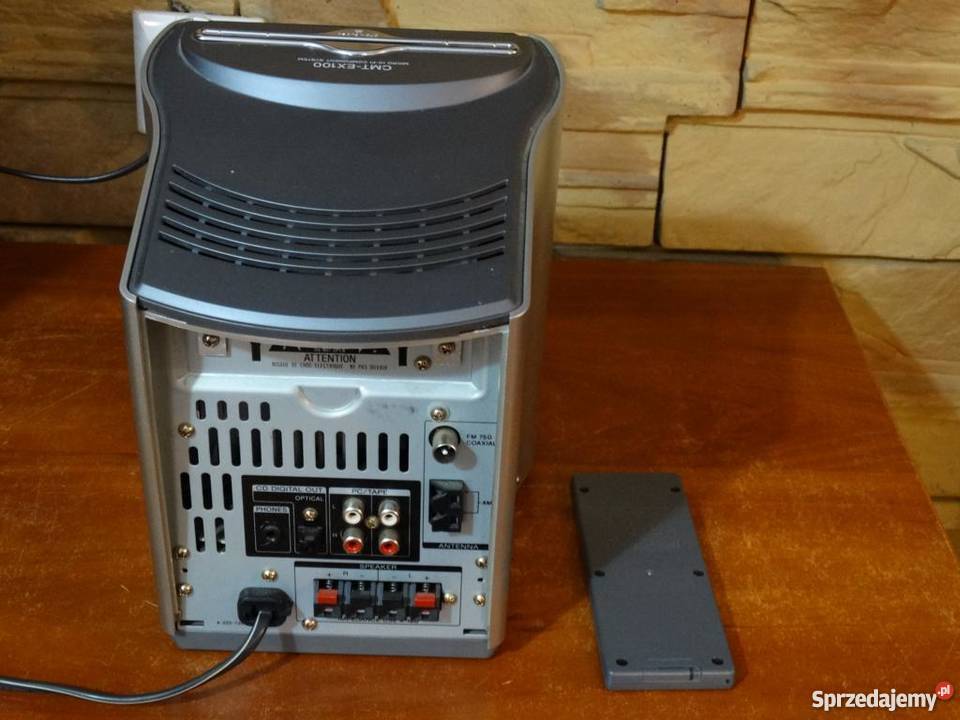 Wieża Sony CMTEX100 pilot mocna i sprawna Jasło