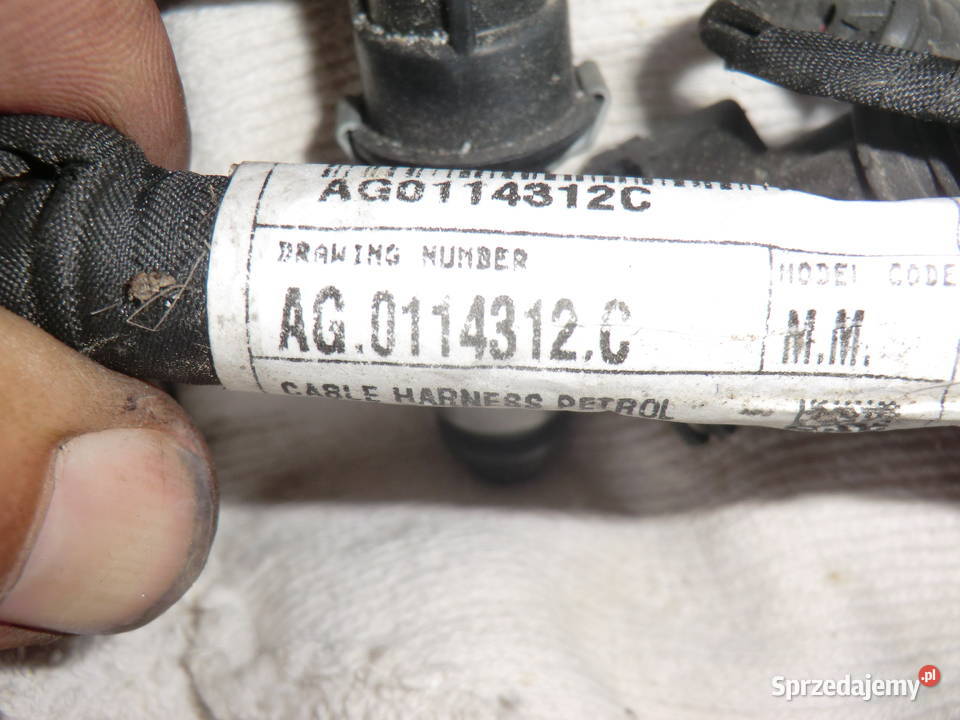 FIAT PUNTO LISTWA WTRYSKOWA WTRYSKI AG0114312C osobowe małopolskie Krzeszowice