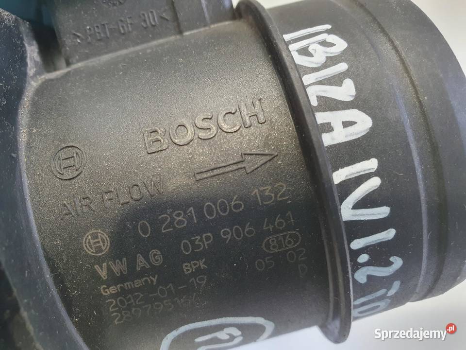 PRZEPŁYWOMIERZ Seat Ibiza IV 12 TDI 0281006132 Rudka