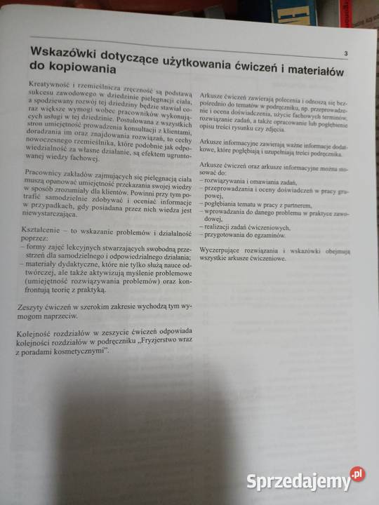 Techniki fryzjerskie książki Warszawa księgarnia mazowieckie