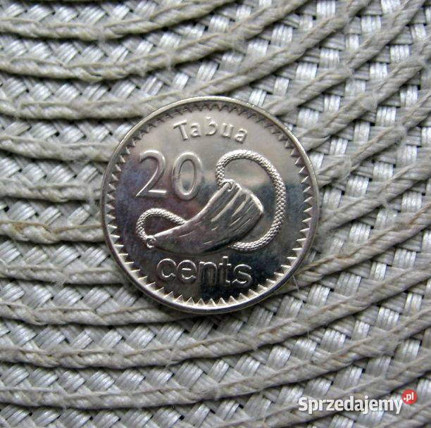 Fidżi 20 Cent 2012r Mennicza Antyki, Sztuka, Kolekcje sprzedam