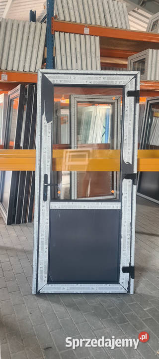 DRZWI Kacprzak 100x210 Drzwi ZEWNĘTRZNE PCV lubelskie Lublin