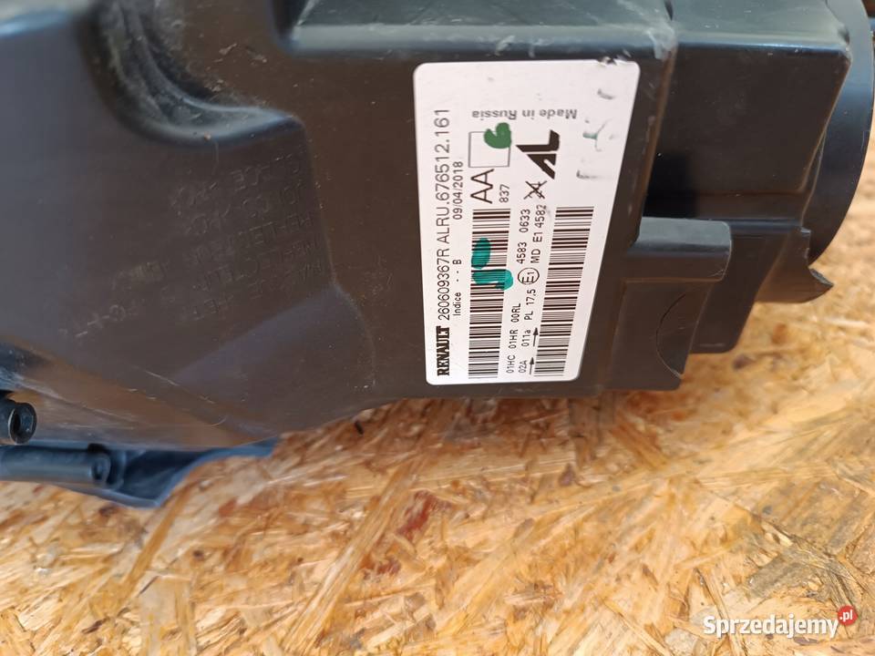 LAMPA LEWY PRZÓD EU 260609367R DACIA DUSTER II Nowy Tomyśl