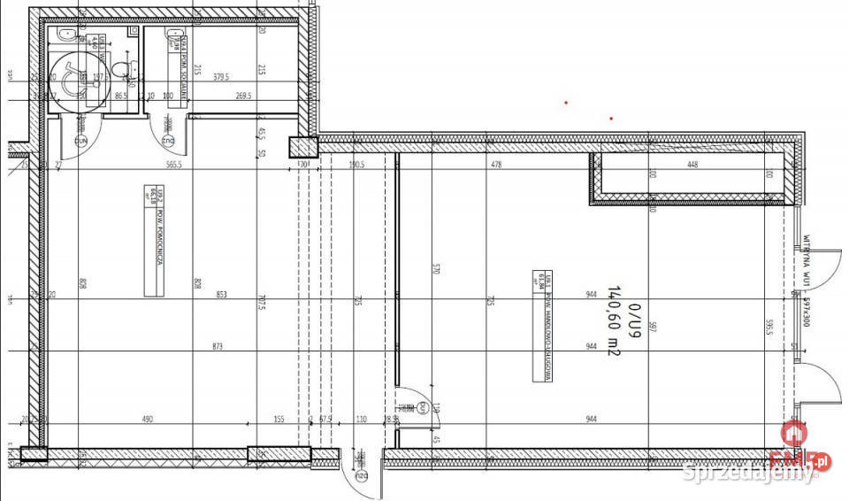 Lokal wynajmę Białystok 1406m2 handlowo-usługowy podlaskie