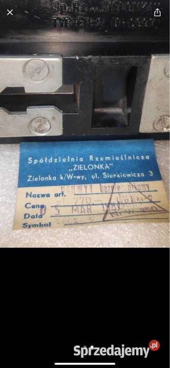 Rączka do bezpieczników BM typ EN2 firmy Gliwice sprzedam