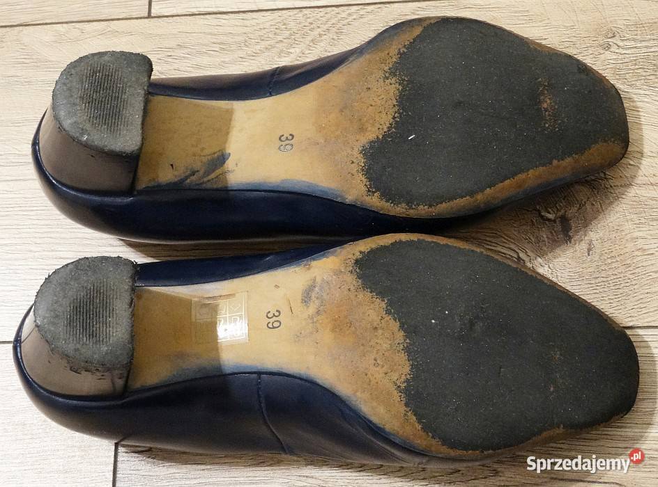 Półbuty czółenka skórzane damskie ANIS 39 skóra śląskie