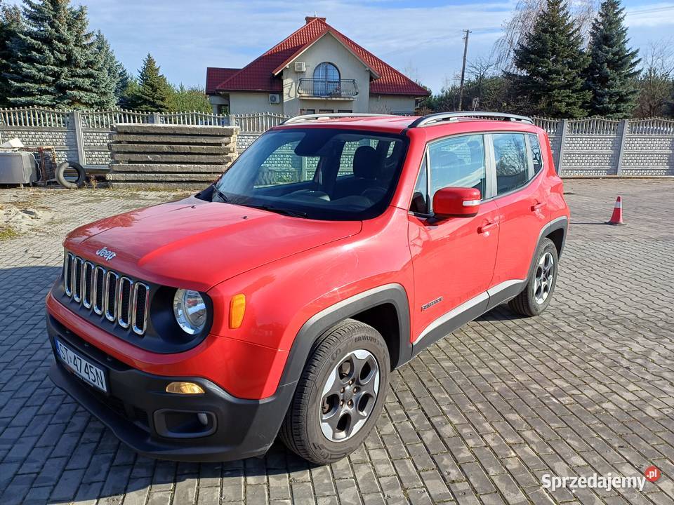 Jeep Renegade 16 MULTIJET euro 6 czerwony podkarpackie Rzeszów sprzedam