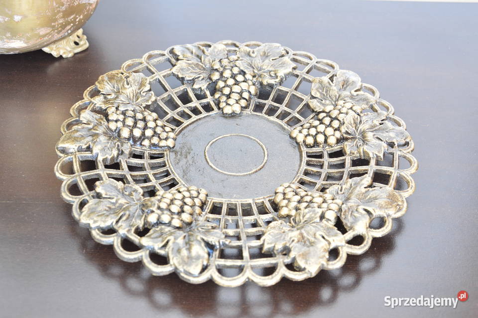 rzeźba odlew płaskorzeźba stara metal zestaw