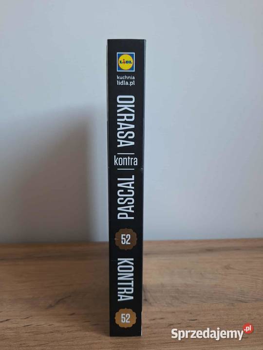 Książka kucharska Pascal kontra Okrasa 52 vs 52 twarda Krosno