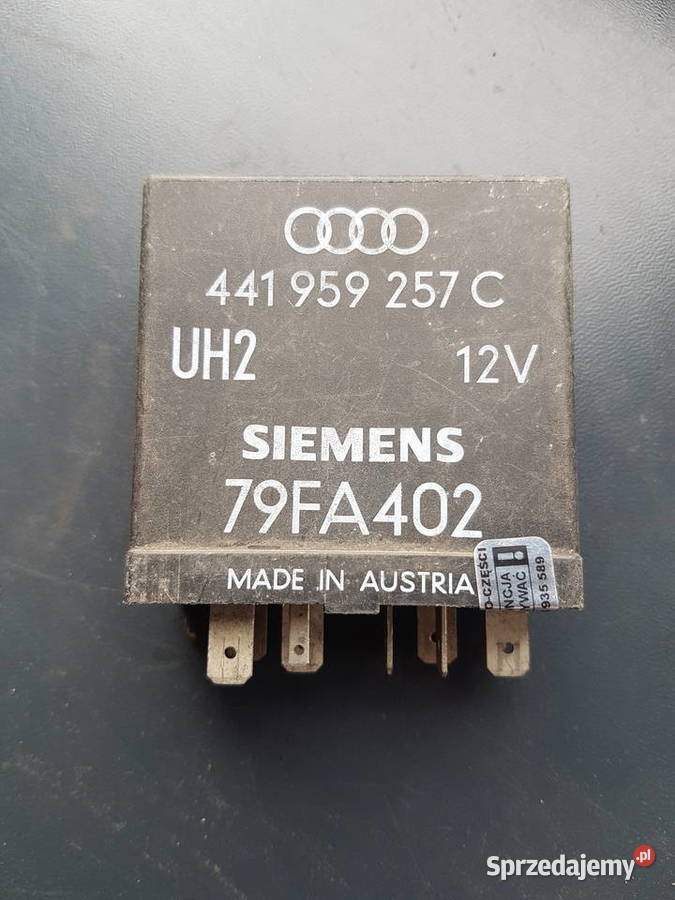 AUDI 80 90 PRZEKAZNIK 343 MODUL SZYB SIEMENS Turek