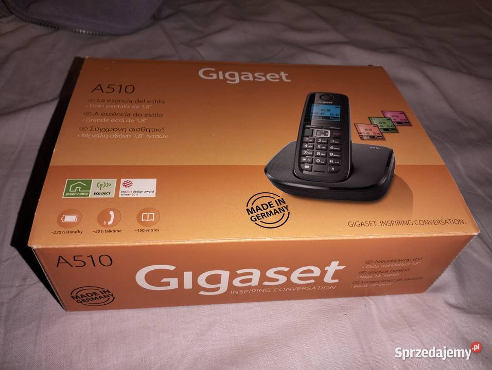 GIGASET A510 NIEUŻYWANY MADE IN GERMANY lubuskie Gorzów Wielkopolski