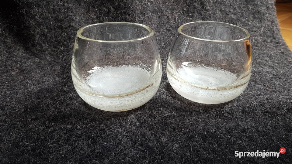 Dwie szklanki murano