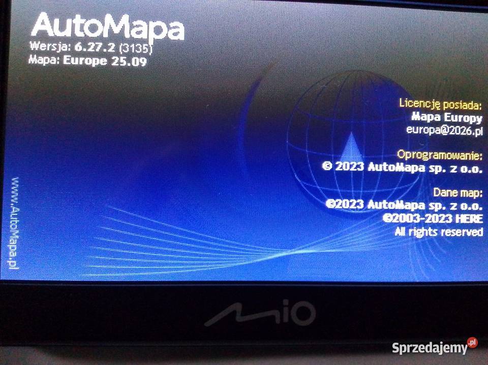 Nawigacja odblokowana zainstalowana auto mapa Nawigacje GPS Ostrów Wielkopolski
