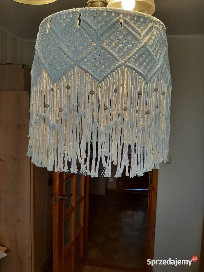 Abażur żyrandol lampa makrama rękodzieło Abażury i klosze kujawsko-pomorskie Bydgoszcz