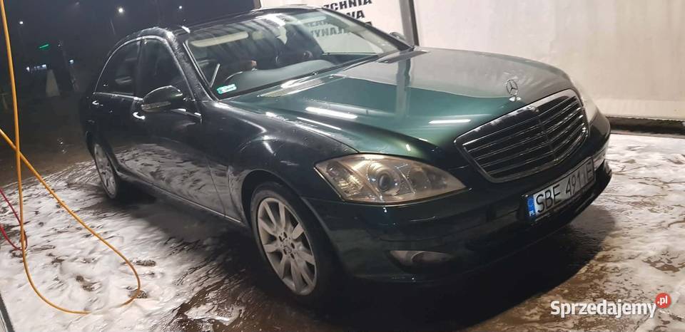 Mercedes W221 Long full diesel warmińsko-mazurskie Pasłęk
