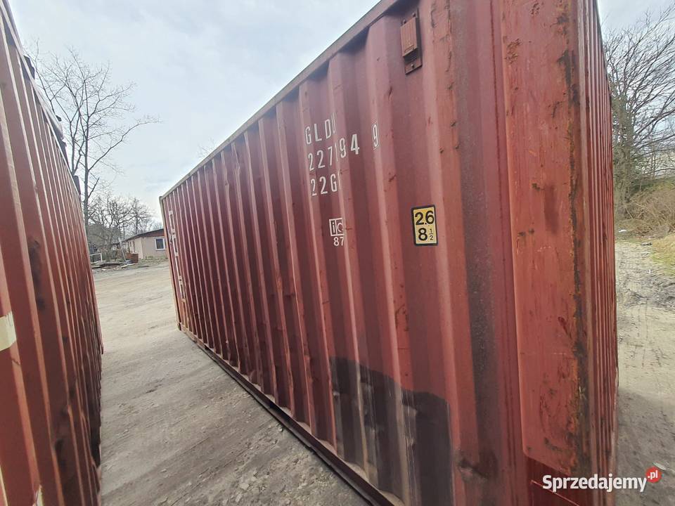 Kontener morski magazynowy budowlany 20DV 6 Włocławek sprzedam