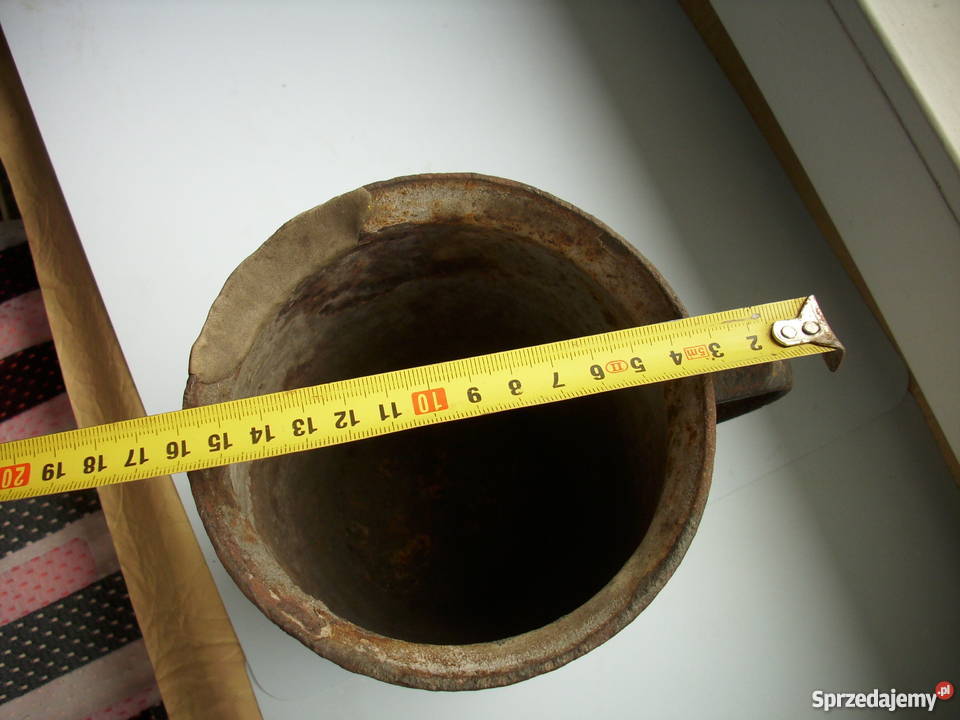 Sygnowany stary antyczny wazon odcienie brązowego Barlinek