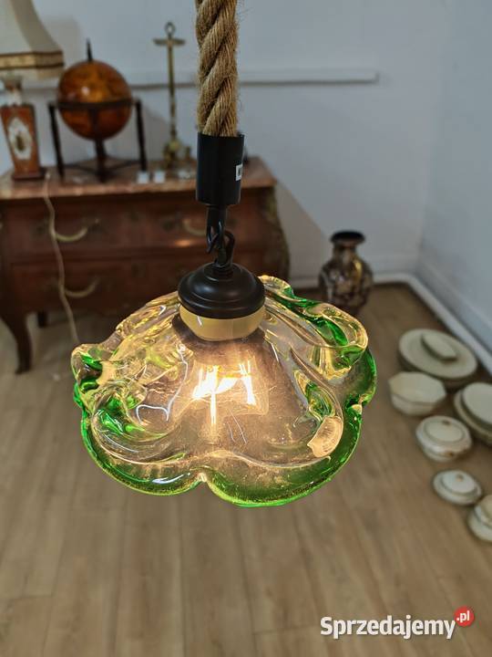 Lampa wisząca wykonana ze szkła Murano Sandomierz