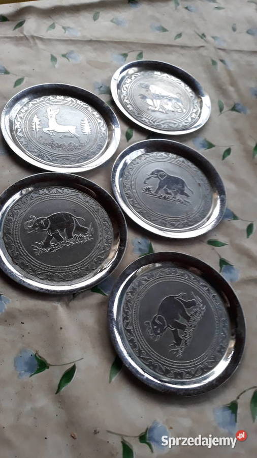 Pięknemetalowe podstawki pod szklankimotyw Dom i Ogród Gorzów Wielkopolski sprzedam