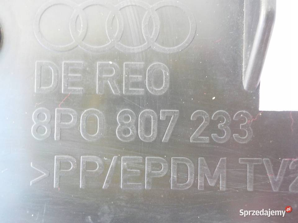 DOKŁADKA OSŁONA ZDERZAKA PRZÓD AUDI A3 8P LIFT Części samochodowe Nowy Tomyśl