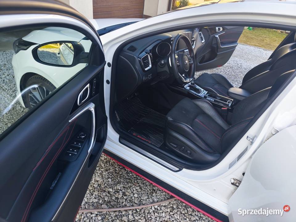 Kia ProCeed serwisowany w ASO biały 2019 r Motoryzacja Piastoszyn