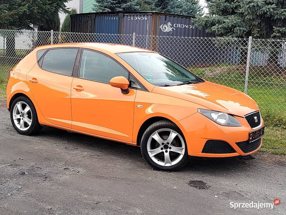 SEAT IBIZA 14 BENZYNA pomarańczowy Leszno