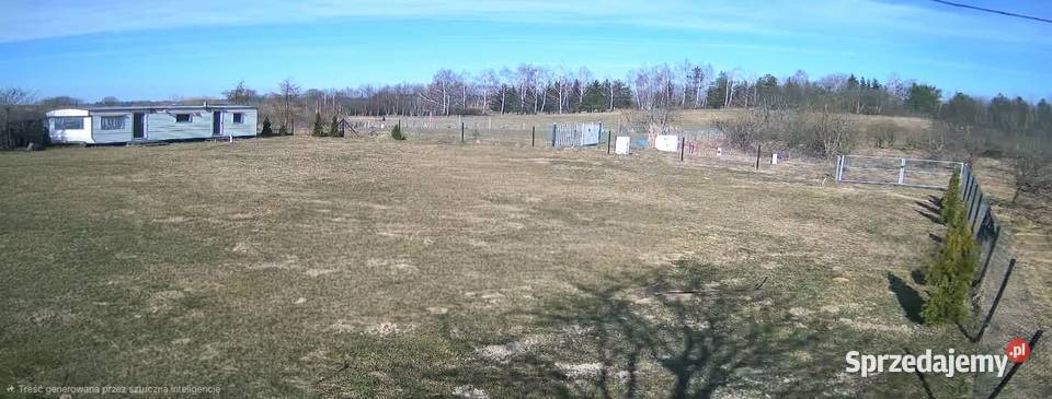 Działka 783 m z domkiem holenderskim Orzechowo budowlana