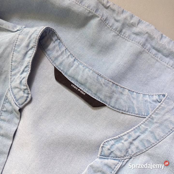 Bluzka niebieska Krótki Rękaw r 3638 Vero Moda Rozmiar 38(M) podlaskie Białystok sprzedam