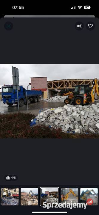 Wyburzenia rozbiórka kucie młotem posadzek Świdnica