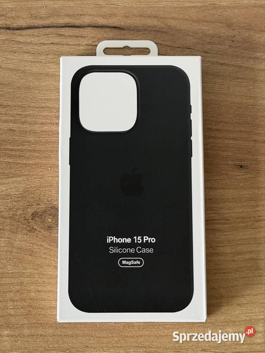 iPhone 15 Pro EtuiSilicone Case Black Warszawa