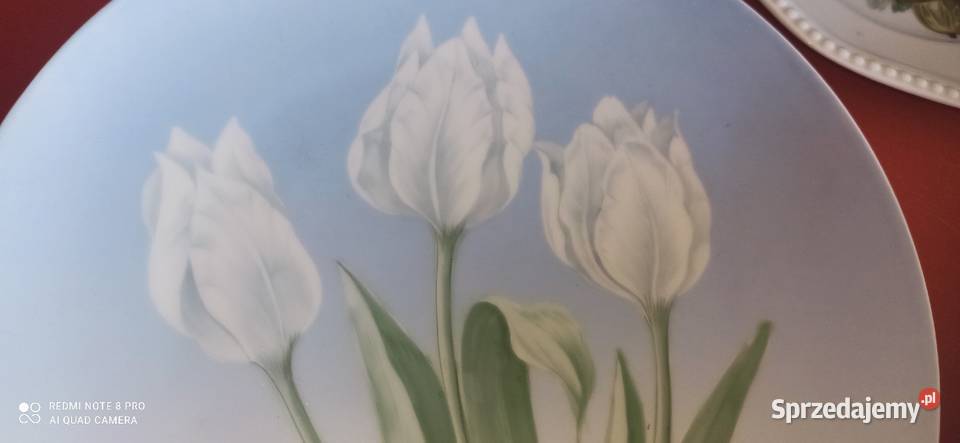Patera Rosenthal Białe tulipany Syg Thomas Gdańsk