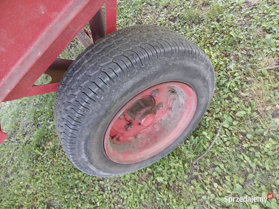 Przyczepa rolnicza jednoosiowa nieuszkodzony Przyczepy rolnicze Hrubieszów