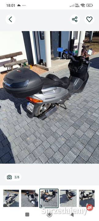 Suzuki Burgman an250 kufry Suzuki Stanisław Dolny