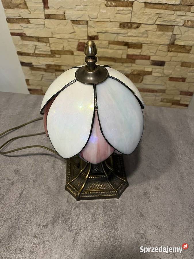 Lampa lampy mosiężne Tiffany łódzkie Poddębice