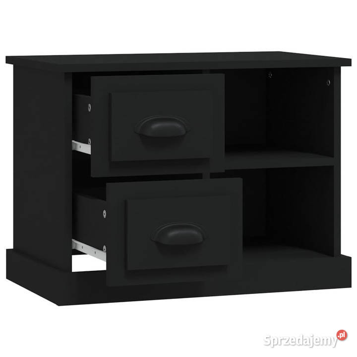 Szafka nocna czarna 60x355x45 WM816369 Nocne Warszawa