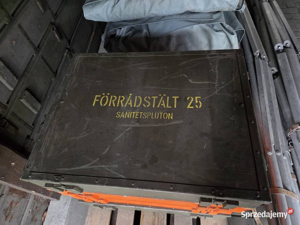 Namiot wojskowy 5 x 5 m z armii szwedzkiej