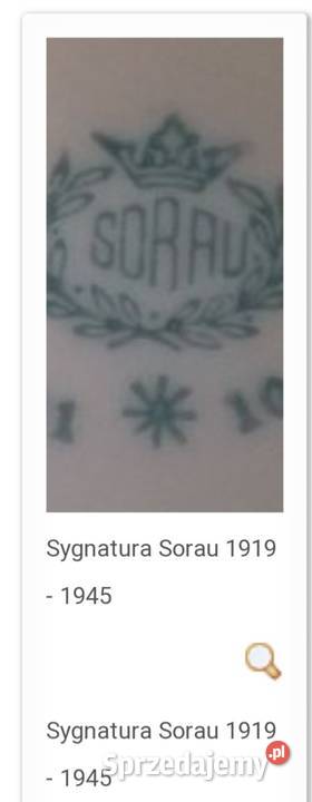 SORAU ASTORIAok 1920 WAZA ART DECO elementy Pabianice