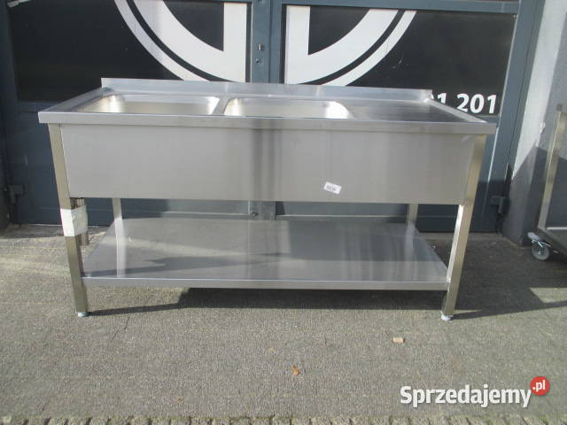 Nowy Zlew Gastronomiczny 2 Komorowy Z Półką Gastronomia Ostrów Wielkopolski