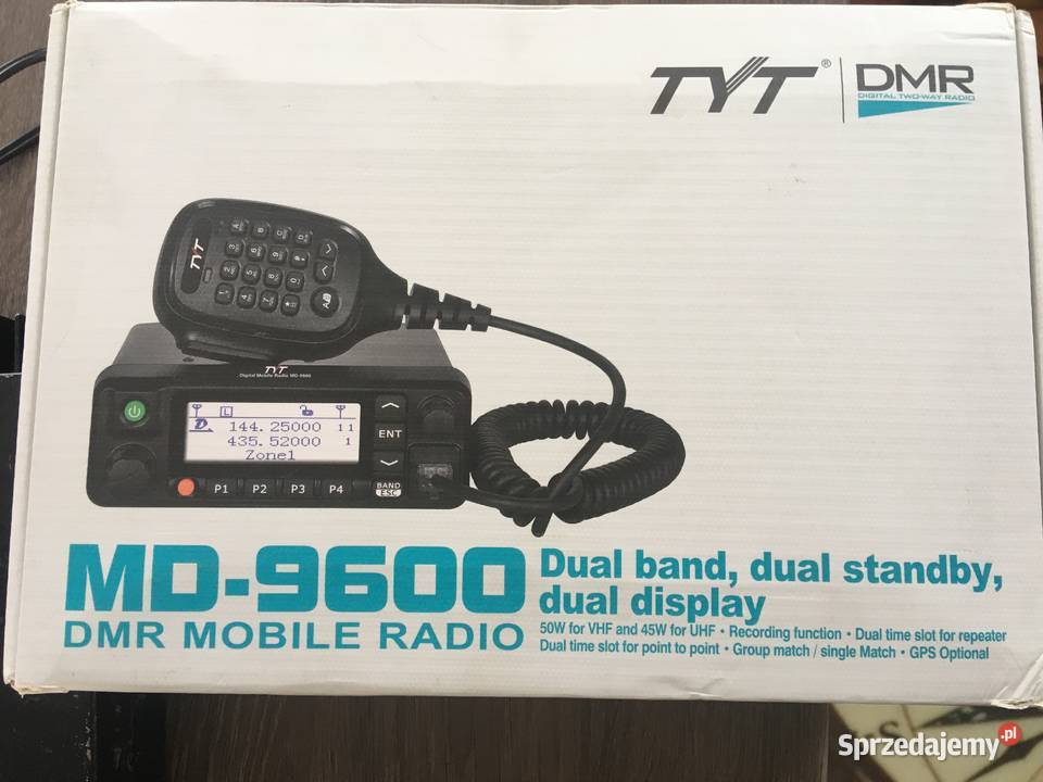 TYT MD9600 GPS Radiotelefon DMR i Analog Pozostałe