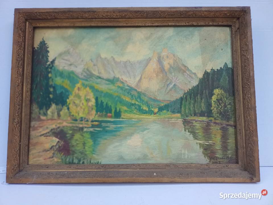 Pejzaż Stary Obraz sprzedam