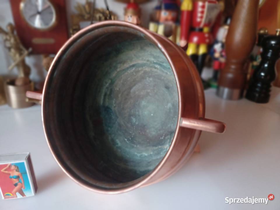 Piękna skandynawska donica Miedź Kolekcja Poznań